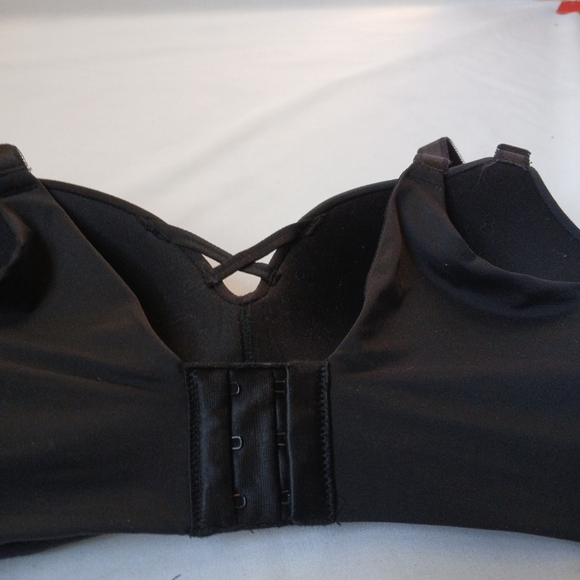 Torrid Curve Bra 38C 360 Back Smoothing Wire Free Push Up Plunge Black - Picture 5 of 8